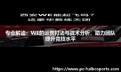 专业解读：WE的运营打法与战术分析，助力团队提升竞技水平